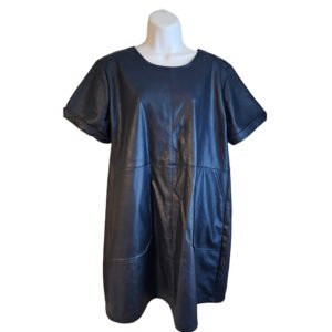 2XL Faux Leather Dominatrix Top